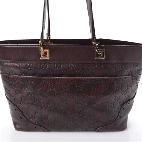 chocolate gucci|gucci guccissima large tote.